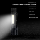 Тактичний надпотужний світлодіодний ручний акумуляторний ліхтар BL-T6-19S XPE+COB zoom ліхтарик - зображення 7