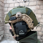 Тактический кавер на шлем FAST, маскирующий кавер на каску Фаст, чехол для маскировки ВСУ олива - изображение 4