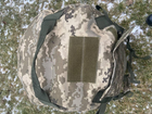 Баул 100 літрів армійська тканина кордура ВСУ тактичний сумка похідний рюкзак з місцем під каремат піксель 18187885784565665559 - зображення 5