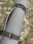 Баул 120 літрів армійський військовий ЗСУ тактичний сумка похідний рюкзак з місцем під каремат піксель 964645424796 - зображення 3