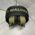Тактичні пасивні навушники Walker's Razor Slim Passive Earmuffs, 27 дБ, низькопрофільні, для стрільби, колір Хакі (242726) - зображення 3