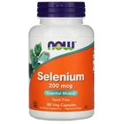 Пищевая добавка Селен без дрожжей NOW Foods (Selenium Yeast free) 200 мкг 90 капсул NOW01485