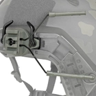 Адаптер кріплення з планкою Пікатінні для встановлення навушників Earmor M31/M32, Walkers та Peltor на шолом, Хакі (150320) - зображення 5