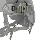 Адаптер кріплення з планкою Пікатінні для встановлення навушників Earmor M31/M32, Walkers та Peltor на шолом, Хакі (150320) - зображення 6