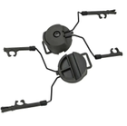 Адаптери чорного кольору ARC на тактичний шолом для активних навушників 3M Peltor, Earmor - зображення 3