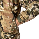 Військова тактична зимова куртка Softshell мультикам L - зображення 6