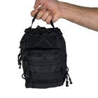 Тактична сумка кордура 1000D чорна 6л Без бренду - изображение 7
