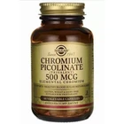 Хром піколінат, Chromium Picolinate, Solgar, 500 мкг, 60 капсул (SOL-00871)