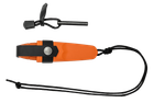 Ніж Morakniv Eldris Neck Knife Orange з огнивом, піхвами та темляком з паракорду - зображення 2