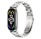 Металлический ремешок Primo Mijobs для фитнес браслета Xiaomi Mi Smart Band 7 - Silver Primo MTL-MJB-XIA-MB7-SLV серебряный