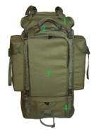 Тактичний туристичний армійський супер-міцний рюкзак 5.15.b на 100 літрів олива. - зображення 2