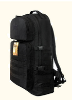 Тактичний військовий туристичний супер-міцний рюкзак 5.15.b 60 літрів Чорний. - зображення 1