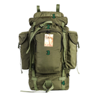 Туристичний армійський супер-міцний рюкзак 5.15.b на 75 літрів Афган - зображення 2