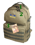 Тактичний похідний міцний рюкзак 5.15.b 40 літрів койот - зображення 8