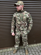 Тактичні штани soft shell мультикам ВСУ Premium, Військові штани мультикам ЗСУ, Тактичні штани на флісі 50р. - зображення 5