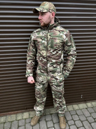 Тактичні штани soft shell мультикам ВСУ Premium, Військові штани мультикам ЗСУ, Тактичні штани на флісі 46р. - зображення 5