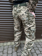Тактичні штани soft shell піксель ВСУ Premium, Військові штани ЗСУ, Тактичні штани на флісі 48р. - зображення 2