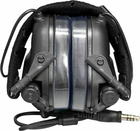 Навушники Активні тактичні з гарнітурою мікрофоном Opsmen Earmor M32 Чорний (150210) - зображення 8