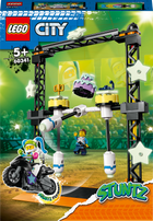 Zestaw klocków LEGO City Stuntz Wyzwanie kaskaderskie: przewracanie 117 elementów (60341) - obraz 1