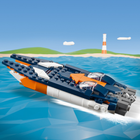 Zestaw klocków LEGO Creator Odrzutowiec naddźwiękowy 215 elementów (31126) - obraz 8