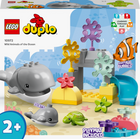 Zestaw klocków LEGO DUPLO Town Dzikie zwierzęta oceanów 32 elementy (10972) - obraz 1