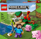 Zestaw klocków LEGO Minecraft Zasadzka Creepera 72 elementy (21177) - obraz 1