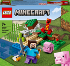 Zestaw klocków LEGO Minecraft Zasadzka Creepera 72 elementy (21177)