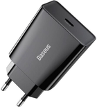 Мережевий зарядний пристрій Baseus Speed Mini Quick Charger 1C 20W EU Black (CCFS-SN01) - зображення 3