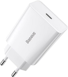 Мережевий зарядний пристрій Baseus Speed Mini Quick Charger 1C 20W EU White (CCFS-SN02) - зображення 3