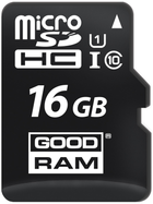 Goodram microSDHC 16GB UHS-I class 10 + adapter (M1AA-0160R12) - зображення 2