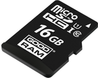 Goodram microSDHC 16GB UHS-I class 10 + adapter (M1AA-0160R12) - obraz 4