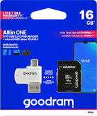 Goodram 16GB Class 10 UHS-I All in One + OTG Reader (M1A4-0160R12) - obraz 8