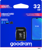 Goodram microSDHC 32GB Class 10 UHS I + SD adapter (M1AA-0320R12) - obraz 5