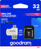 Goodram 32GB Class 10 UHS-I All in One + OTG Reader (M1A4-0320R12) - obraz 8