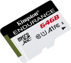 Kingston microSDXC 64GB High Endurance Class 10 UHS-I U1 A1 (SDCE/64GB) - obraz 2