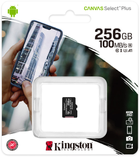 Kingston microSDXC 256GB Canvas Select Plus Class 10 UHS-I U3 V30 A1 (SDCS2/256GBSP) - зображення 3