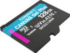 Kingston MicroSDXC 128GB Canvas Go! Plus Class 10 UHS-I U3 V30 A2 (SDCG3/128GBSP) - obraz 4