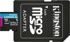 Kingston MicroSDXC 128GB Canvas Go! Plus Class 10 UHS-I U3 V30 A2 + SD-адаптер (SDCG3/128GB) - зображення 5