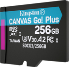 Kingston MicroSDXC 256GB Canvas Go! Plus Class 10 UHS-I U3 V30 A2 (SDCG3/256GBSP) - зображення 3