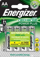 Akumulator Energizer Power Plus AA 2000 mAh 4 szt. (7638900417012) - obraz 1
