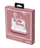 Słuchawki Trust Primo Touch True Wireless Mic Różowe (23782) - obraz 3