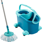 Zestaw do czyszczenia Leifheit Clean Twist Disc Mop Ergo Mobile Wiadro z mopem (52102) - obraz 1