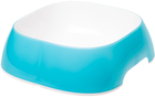 Пластикова миска для собак і кішок Ferplast Glam Large 1200 мл Синя (8010690149073) - зображення 1