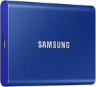 Dysk SSD Samsung Portable SSD T7 1TB USB 3.2 Type-C (MU-PC1T0H/WW) External Blue - obraz 2
