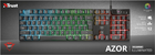 Клавіатура дротова Trust GXT 835 Azor Illuminated Gaming Keyboard USB (TR23651) - зображення 9