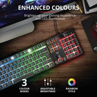 Клавіатура дротова Trust GXT 835 Azor Illuminated Gaming Keyboard USB (TR23651) - зображення 11