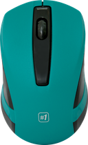 Миша Defender #1 MM-605 Wireless Green-Black (52607) - зображення 1
