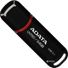 ADATA UV150 64GB USB 3.0 Black (AUV150-64G-RBK) - obraz 1