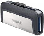 Pendrive SanDisk Ultra Dual Type-C 256GB USB 3.1 (SDDDC2-256G-G46) - obraz 2