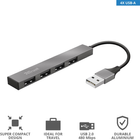 USB-хаб Halyx Aluminium 4-Port Mini USB Hub (tr23786) - зображення 6